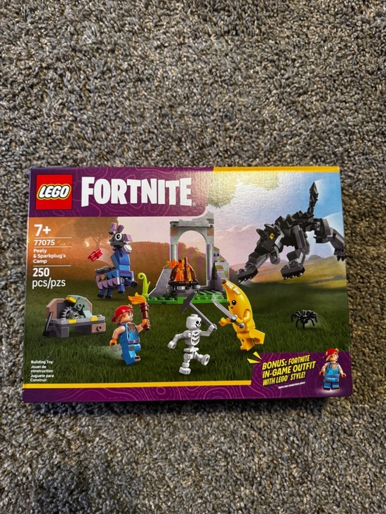 LEGO Fortnite Peely & Sparkplug’s Camp Kids Toy